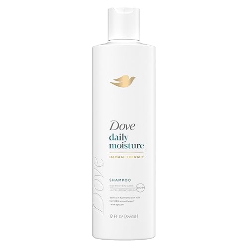 Dove Damage Therapy Shampoo Daily Moisture for Dry Hair with Bio-Protein Care Technology and Hyaluronic Serum 12 Fl Oz Beauty & Personal Care Dove