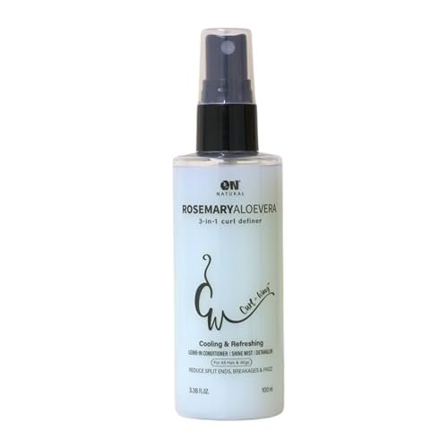 On Natural Curl-N-Wavy 3-in-1 Curl Definer (3.4 OZ, Rosemary Aloe Vera) Beauty & Personal Care On Natural
