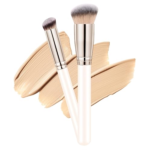 Makeup Brushes Dpolla Pro Foundation Brush and Flawless Concealer Brush Perfect for Any Look Premium Luxe Hair Contour Brush Perfect for Blending Beauty & Personal Care dpolla