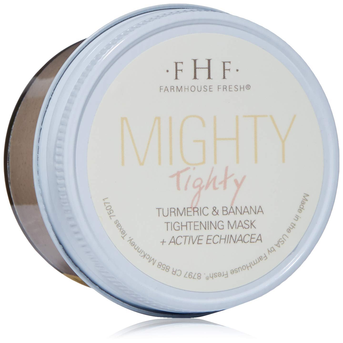 FarmHouse Fresh Turmeric Face Mask, Clay Mask. Mighty Tighty Turmeric & Banana Tightening Mask, 3.2 Fl Oz Beauty & Personal Care FarmHouse Fresh