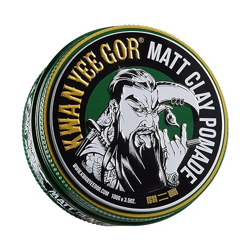 KWAN YEE GOR Matte Hair Clay Pomade for Men - 24H Strong Hold & Water-Based | German Formula | No White Residue, Easy Wash | Beeswax & Kaolin Clay | Beauty & Personal Care KWAN YEE GOR