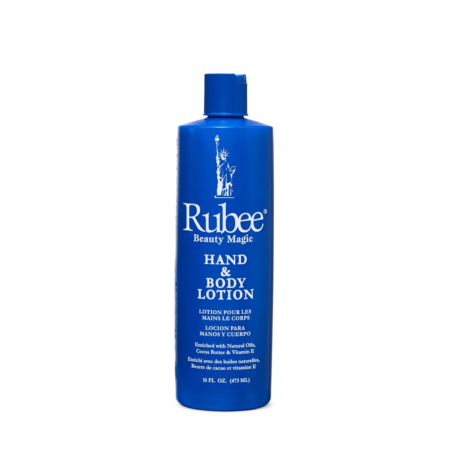Rubee Body & Hand Lotion - Non-Greasy Lotion for Women & Men - 16 oz Cacao Butter Lotion to Fade Scars & Marks - Herbal Extracts & Vitamin E Beauty & Personal Care RUBEE