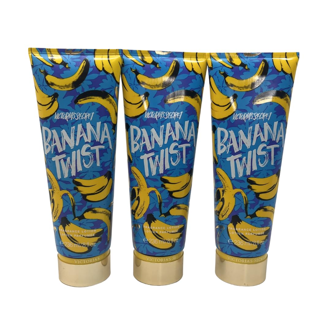 Victoria's Secret Banana Twist Fragrance Lotion 8 fl oz - Pack of 3