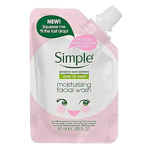Simple Kind To Skin Moisturizing Facial Wash Squeeze Me Pouch (Travel Size) Beauty & Personal Care Simple