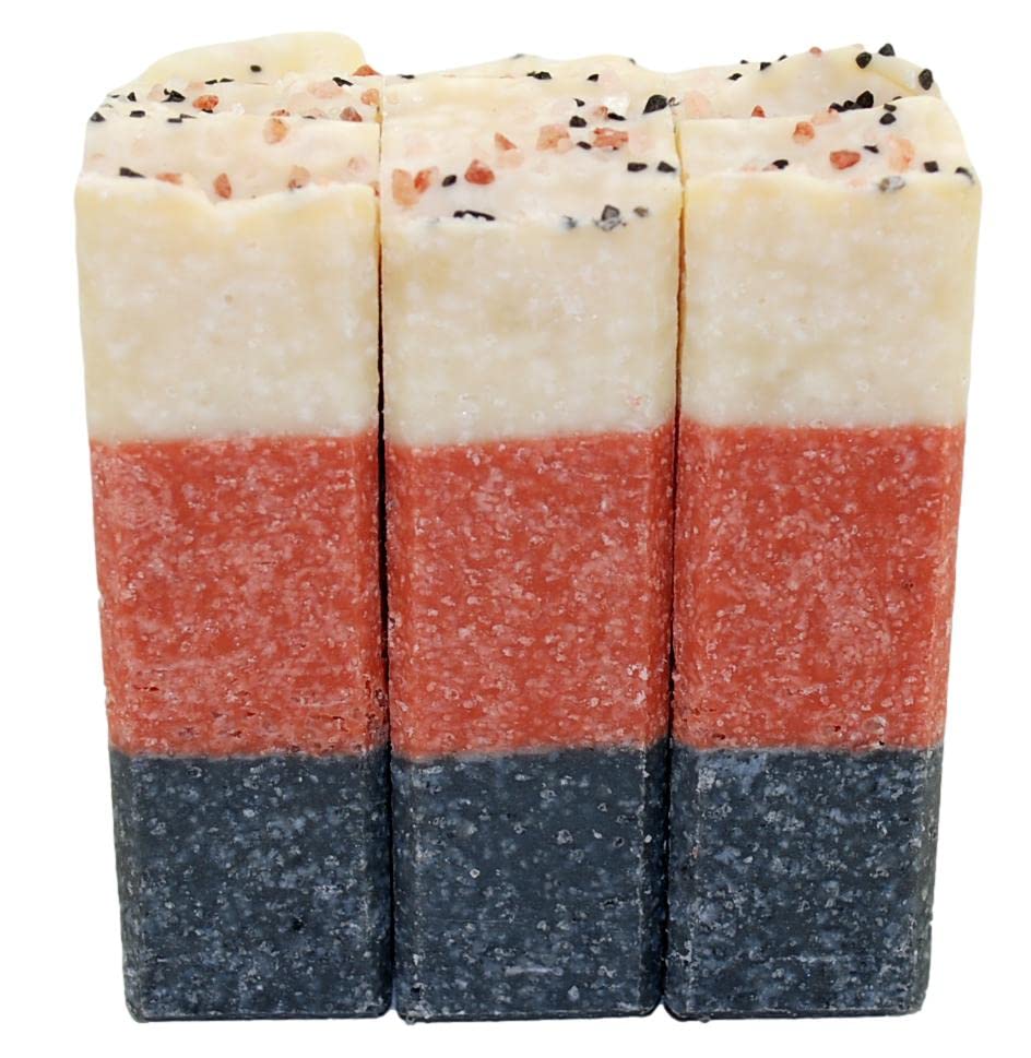 Traverse Bay Bath and Body,Three salts all natural handmade cold process bar soap, essential oil soap. 3 bar pack 16 + oz. Made in the USA Beauty & Personal Care Traverse Bay Bath and Body