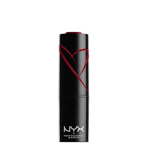 NYX PROFESSIONAL MAKEUP Shout Loud Satin Lipstick, Infused With Shea Butter - Everyone Lies (Deep Wine Red) Beauty & Personal Care NYX PROFESSIONAL MAKEUP