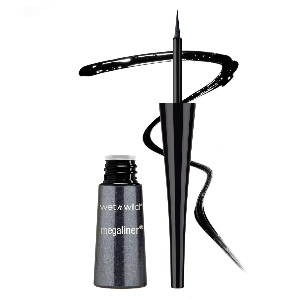 wet n wild MegaLiner Liquid Eyeliner - Black Beauty & Personal Care wet n wild