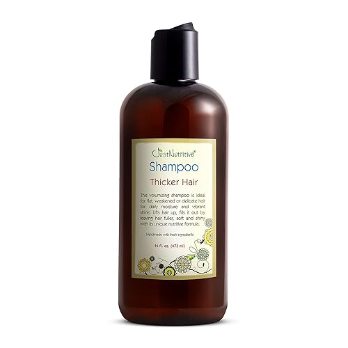 Just Nutritive Thicker Hair Shampoo | Hair Thickening | Hair Growth Thickening Shampoo | Grow Thick Hair | Hair Thickening Treatment for Men and Women Beauty & Personal Care Just Nutritive