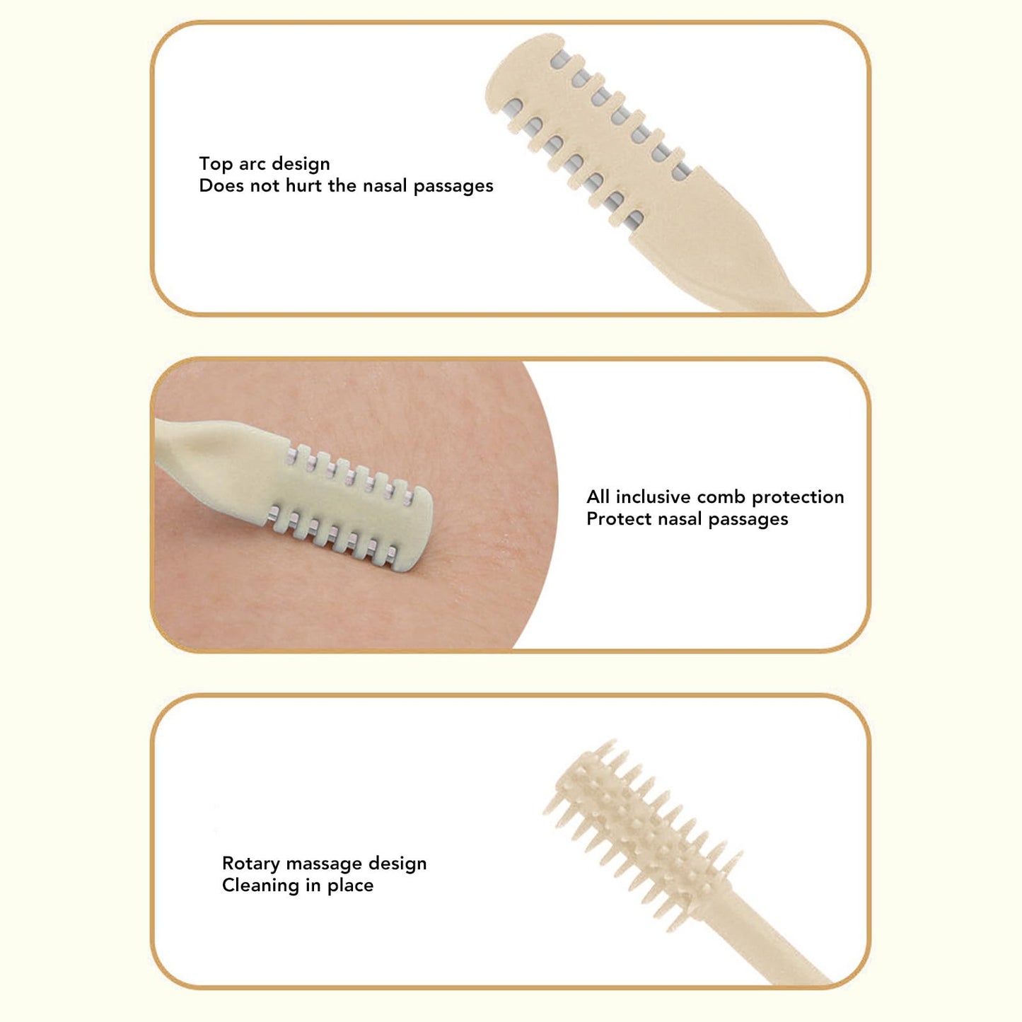 Srliya 24Pcs Nasal Hair Cutter, 360 Degree Rotating Nose Hair Trimmer Multifunction Nose Hair Plucker, Double Sided Manual Trimmer for Women and Men Beauty and Personal Care Srliya