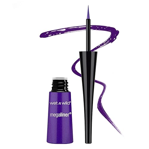 wet n wild MegaLiner Liquid Eyeliner - Electric Purple Beauty & Personal Care wet n wild