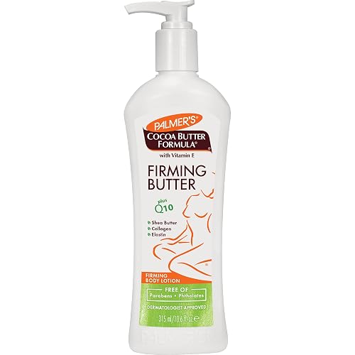 Palmer's Cocoa Butter Formula with Vitamin E + Q10 Firming Butter Body Lotion, Postpartum Essentials Skin Care, Shea Butter, Collagen and Elastin Beauty & Personal Care Palmer's
