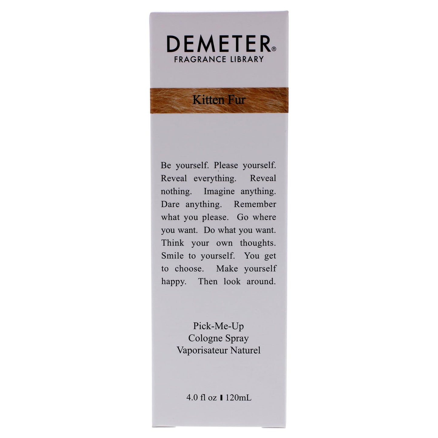 DEMETER Cologne Spray, Kitten Fur, Musk, 4 Fl Oz Beauty & Personal Care DEMETER
