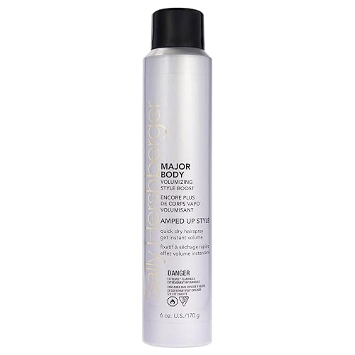 SALLY HERSHBERGER Major Body Volumizing Style Boost Hair Spray for Men & Women - Strong Hold Hairspray for Unisex - Adds Intense Volume & Shine - All Beauty & Personal Care SALLY HERSHBERGER