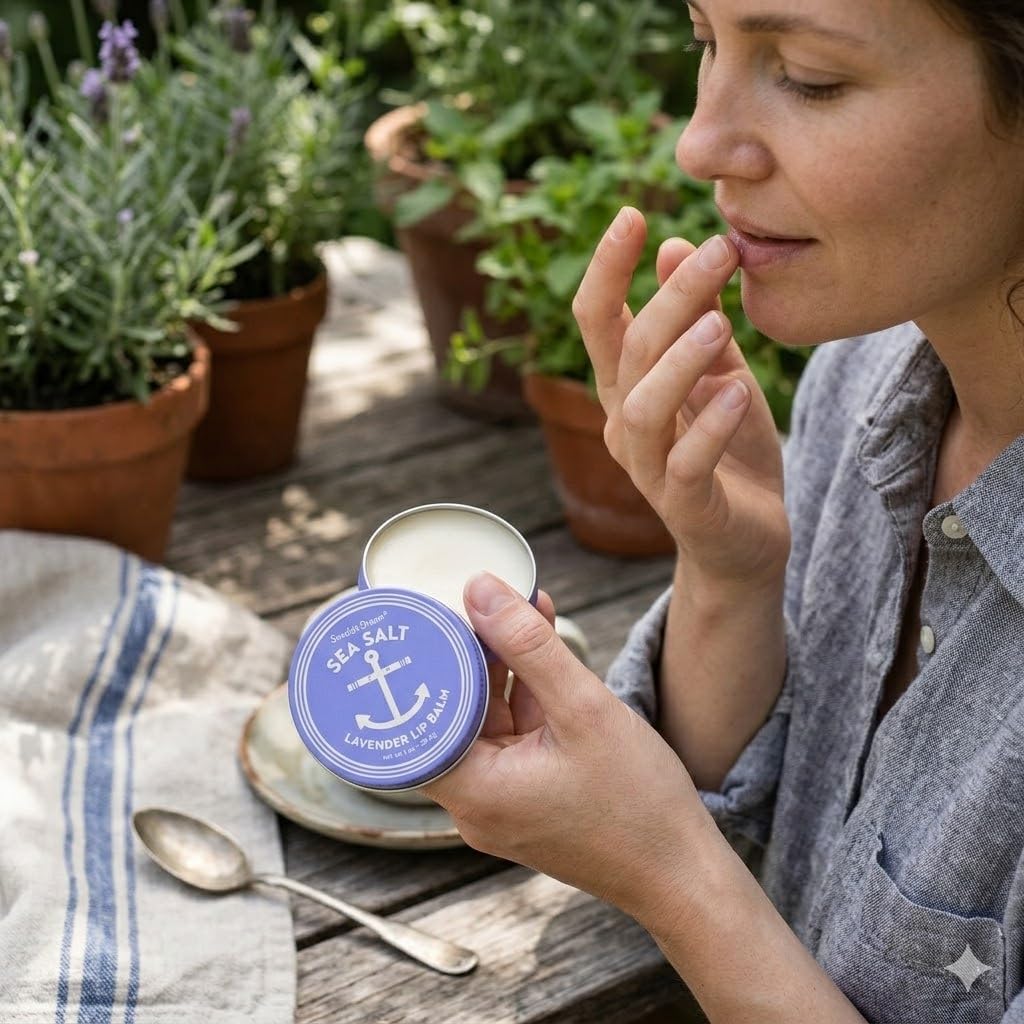Kalastyle Swedish Dream Sea Salt & Lavender Lip Balm - Soothing Lip Therapy Beauty and Personal Care Kalastyle