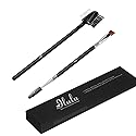 iLuLu Metal Eyelash Comb and Eyebrow Brush with Spoolie, 2 Pieces Professional Makeup Tools Set Best For Eyeliner, Define Lash & Brow Cosmetics Beauty & Personal Care iLuLu