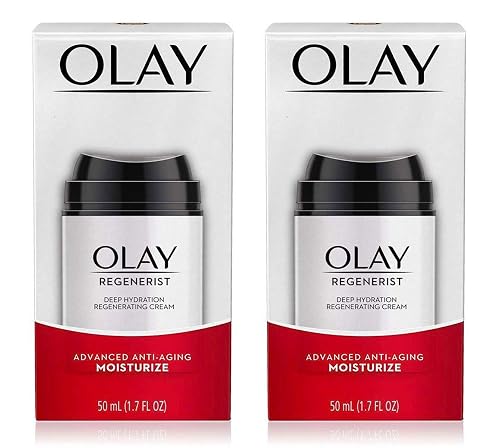 (PACK of 2) OLAY Regenerist DEEP HYDRATION REGENERATING Cream, Advanced Anti-Aging Moisturizer 1.7 Fl Oz (50 ml) EACH Beauty & Personal Care Olay