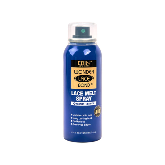 EBIN NEW YORK Wonder Lace Bond Lace Melt Aerosol Spray Keratin + Biotin | Extra Firm Hold Wig Adhesive Spray | seamless Natural Hairline | 2.7 Fl Oz Beauty & Personal Care EBIN NEW YORK