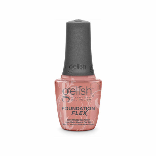 Gelish Foundation Flex UV/LED Soak-Off Rubber Base Gel Nail - Cover Beige, 15mL
