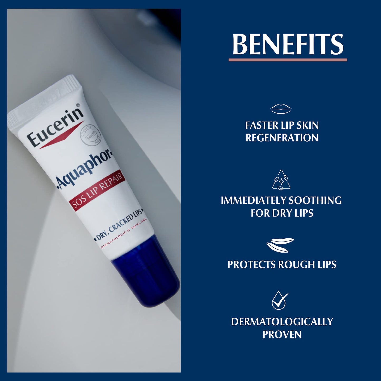 Aquaphor SOS Lip Repair Balm 10ml Beauty and Personal Care Eucerin