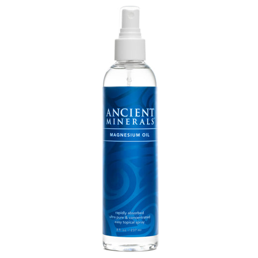 Ancient Minerals Magnesium Oil Spray Bottle of Pure Genuine Zechstein Magnesium Chloride - Topical for Skin Application (8oz) Beauty and Personal Care Ancient Minerals Default Title