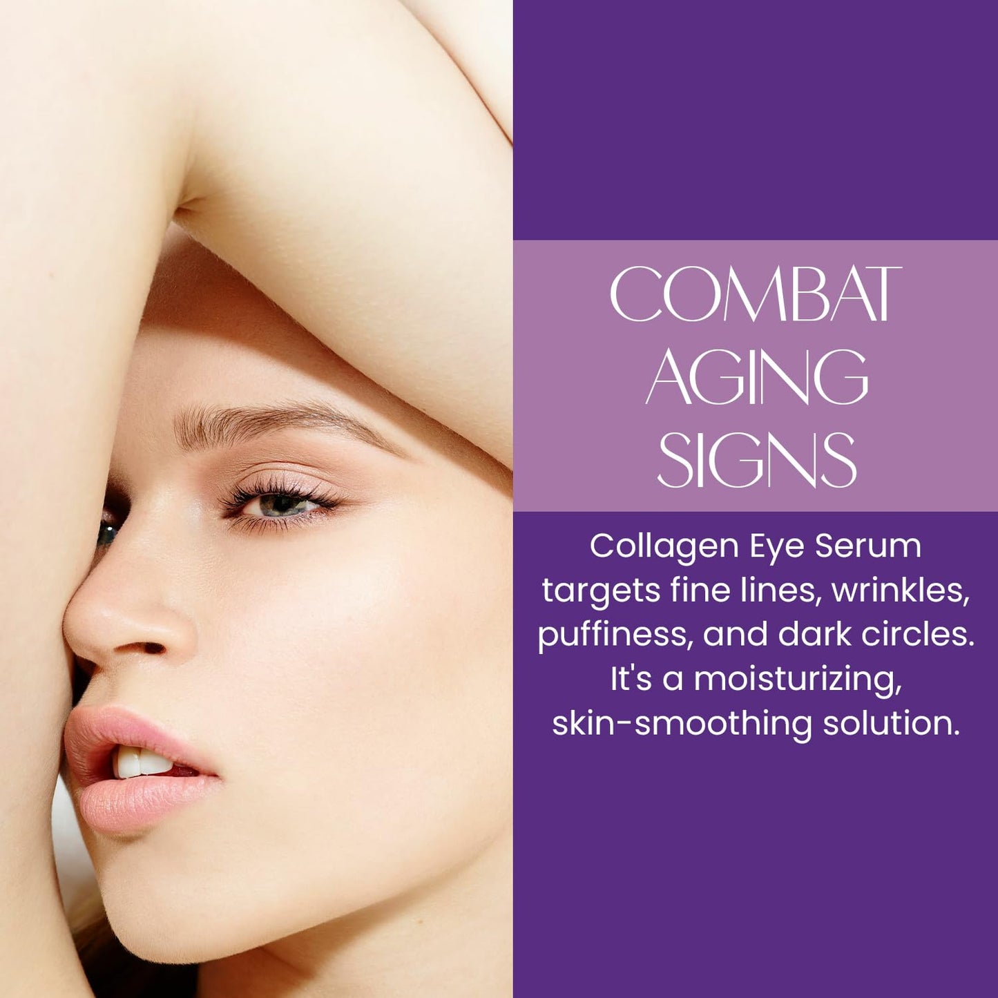 The Beauty Standard Collagen & Hyaluronic Acid Under Eye Serum - Anti-Aging, Hydrating, Reduces Puffiness & Wrinkles - Dermatologist Tested, Korean Beauty & Personal Care The Beauty Standard