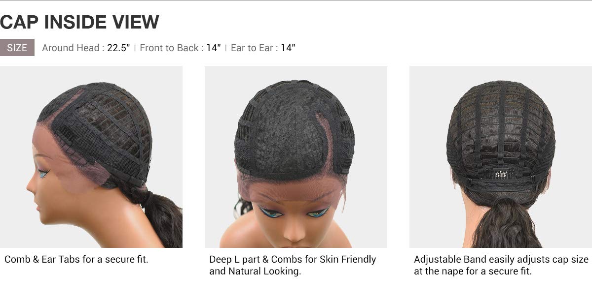 Zury Sis Beyond Synthetic Hair Laced Front Wig - BYD LACE H CRIMP 16 (SOM RT BURG)