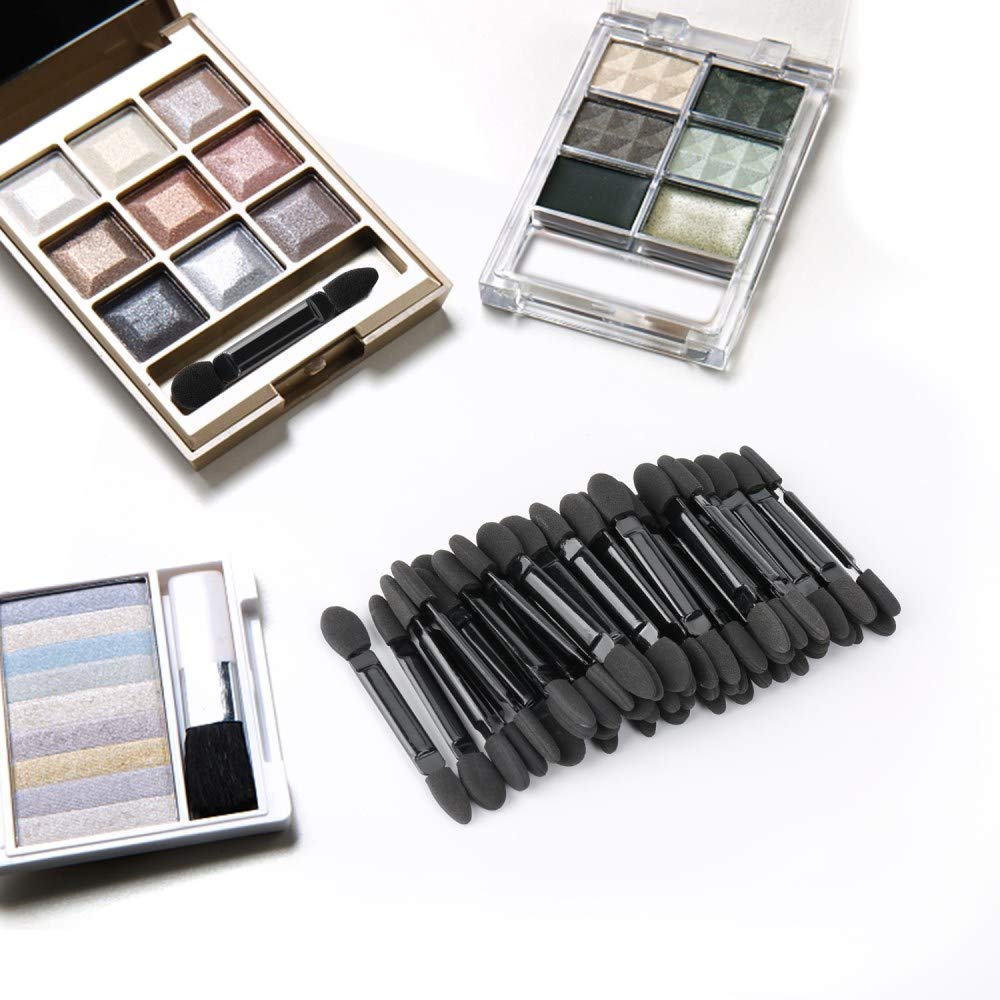 TygoMall Professional Double Head Eyeshadow Brushes Cosmetic Tool 50 Pcs Disposable Dual Sides Eyeshadow Sponge Brushes Makeup Applicator, (Size: 2.44 Beauty & Personal Care TYGOMALL
