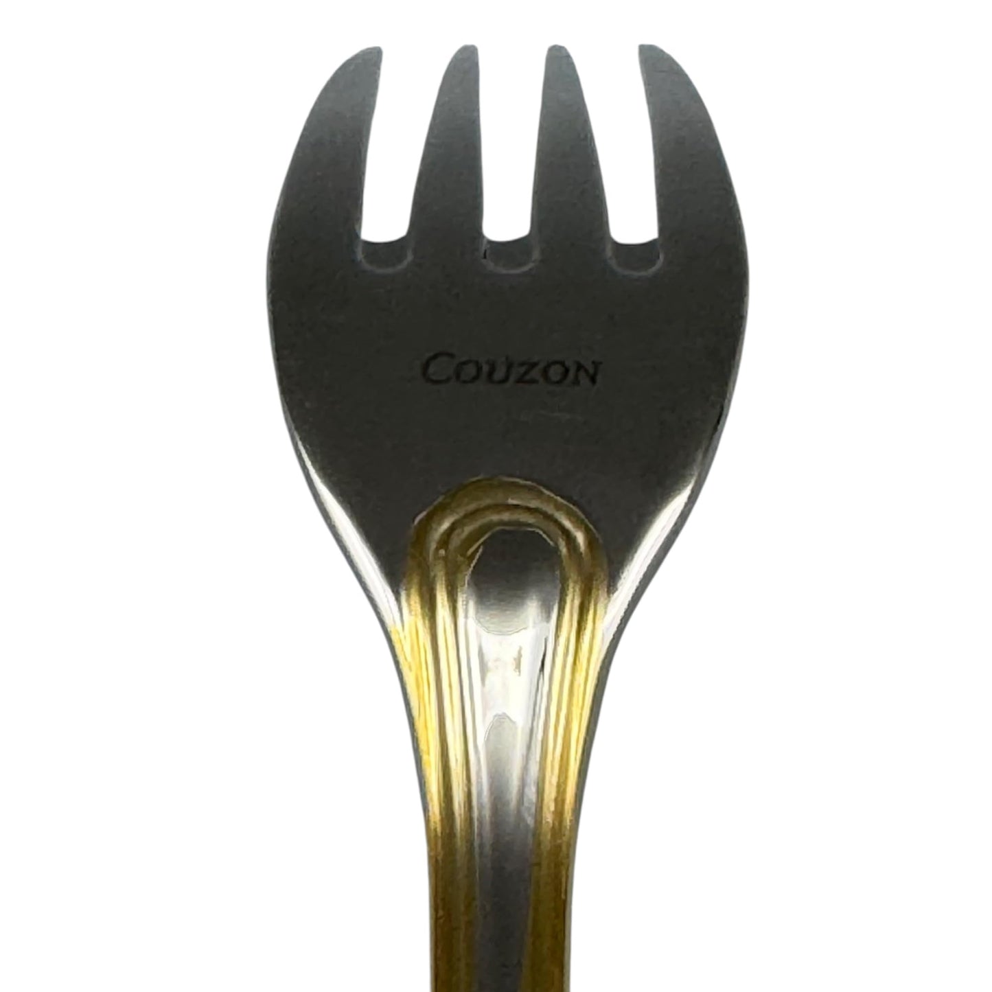 Couzon Lyrique Gold accent stainless 5 piece place setting Beauty and Personal Care Couzon