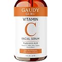 100% PURE VITAMIN C SERUM FOR FACE, Anti Aging Serum with Hyaluronic Acid, Vitamin E, MSM, Hydrating Serum for Dark Spots, Fine Lines, Wrinkles Beauty & Personal Care Gaudy Guru