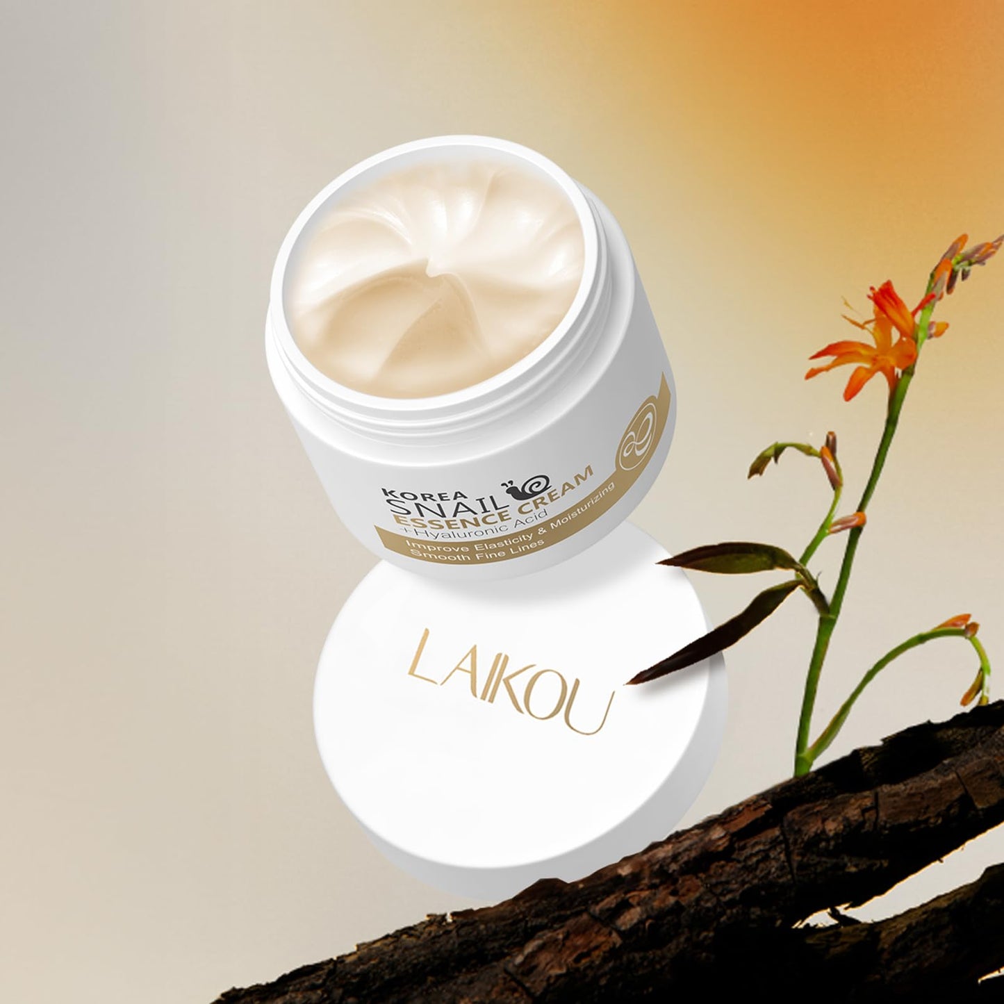 LAIKOU Snail Essence Face Cream Moisturizing Acne Scar Removal Cream Improve Skin Nourishing Collagen Essence Cream for Improve Damaged Skin Beauty & Personal Care LAIKOU