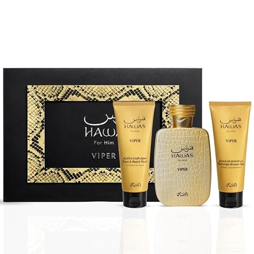 RASASI Hawas Viper 3-Piece Perfume Gift Set Beauty & Personal Care RASASI