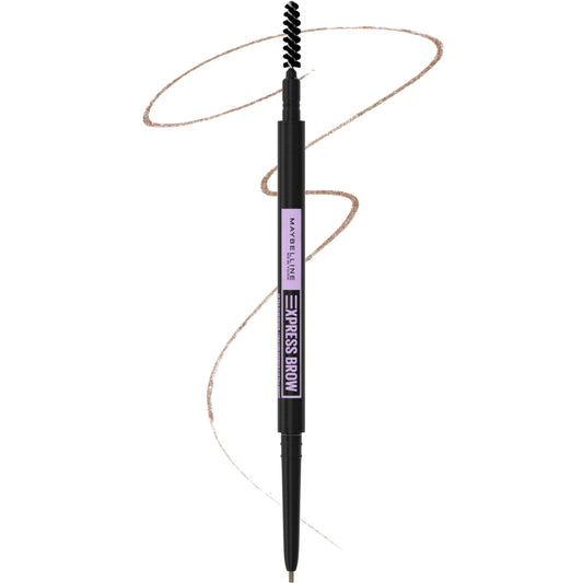 Maybelline Express Brow Ultra Slim Eyebrow Makeup, Brow Pencil with Precision Tip and Spoolie for Defined Eyebrows, Blonde, 1 Count Beauty & Personal Care MAYBELLINE