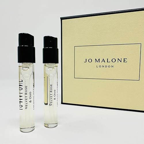 Jo Malone 2 London Velvet Rose & Oud Cologne INTENSE Sample vial 0.05oz/ 1.5ml each Beauty & Personal Care Jo Malone