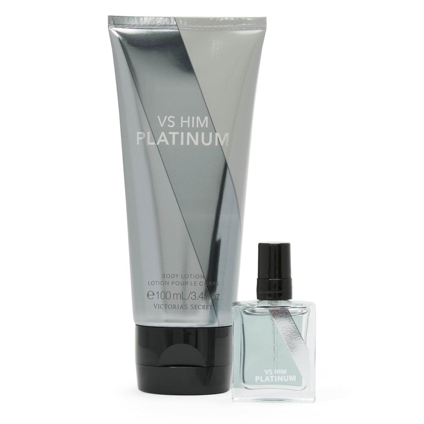 Victoria's Secret Platinum Mini Fragrance Duo Gift Set, Cologne & Travel Lotion Beauty & Personal Care Victoria's Secret