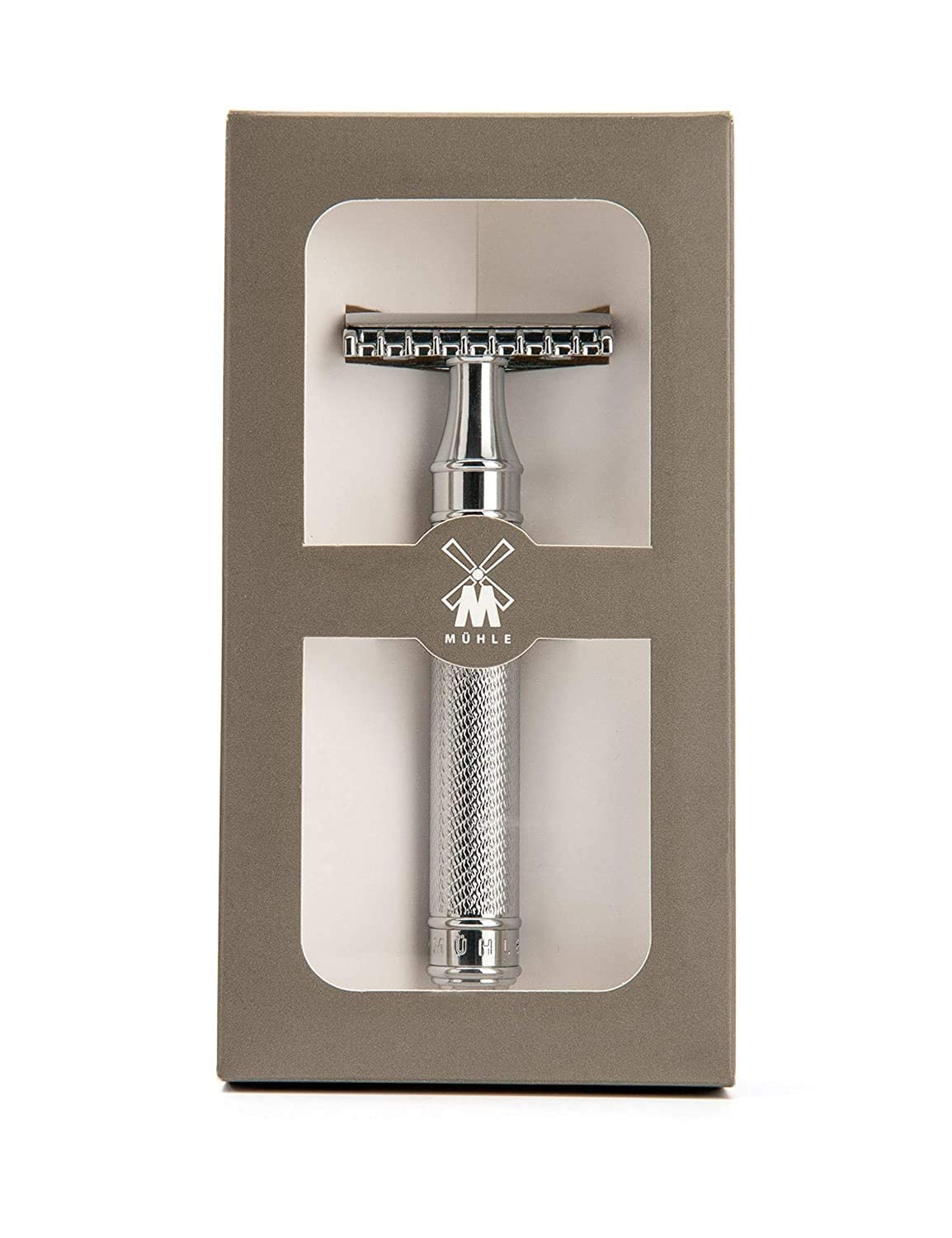 MÜHLE TRADITIONAL R41 Double Edge Safety Razor (Open Comb) For Men - Perfect for Every Day Use, Barbershop Quality Close Smooth Shave Beauty and Personal Care MÜHLE