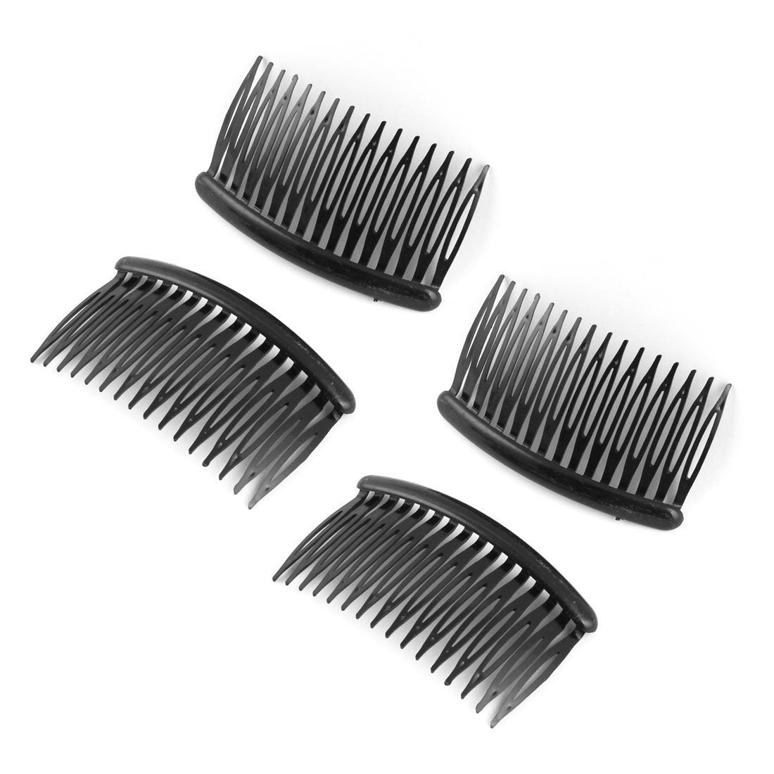 Ruilogod Women Ladies Plastic 16 Tooth Comb Hair Clip DIY Hairstyle Maker Holder 4 PCS Black (id: 9ac 886 815 da3 bf7 Beauty and Personal Care Ruilogod