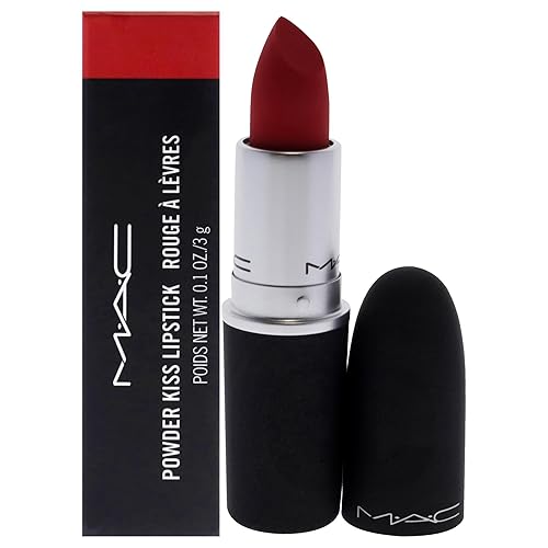 MAC Powder Kiss Lipstick - 929 You Re Buggin Lady Lipstick Women 0.1 oz Beauty & Personal Care MAC
