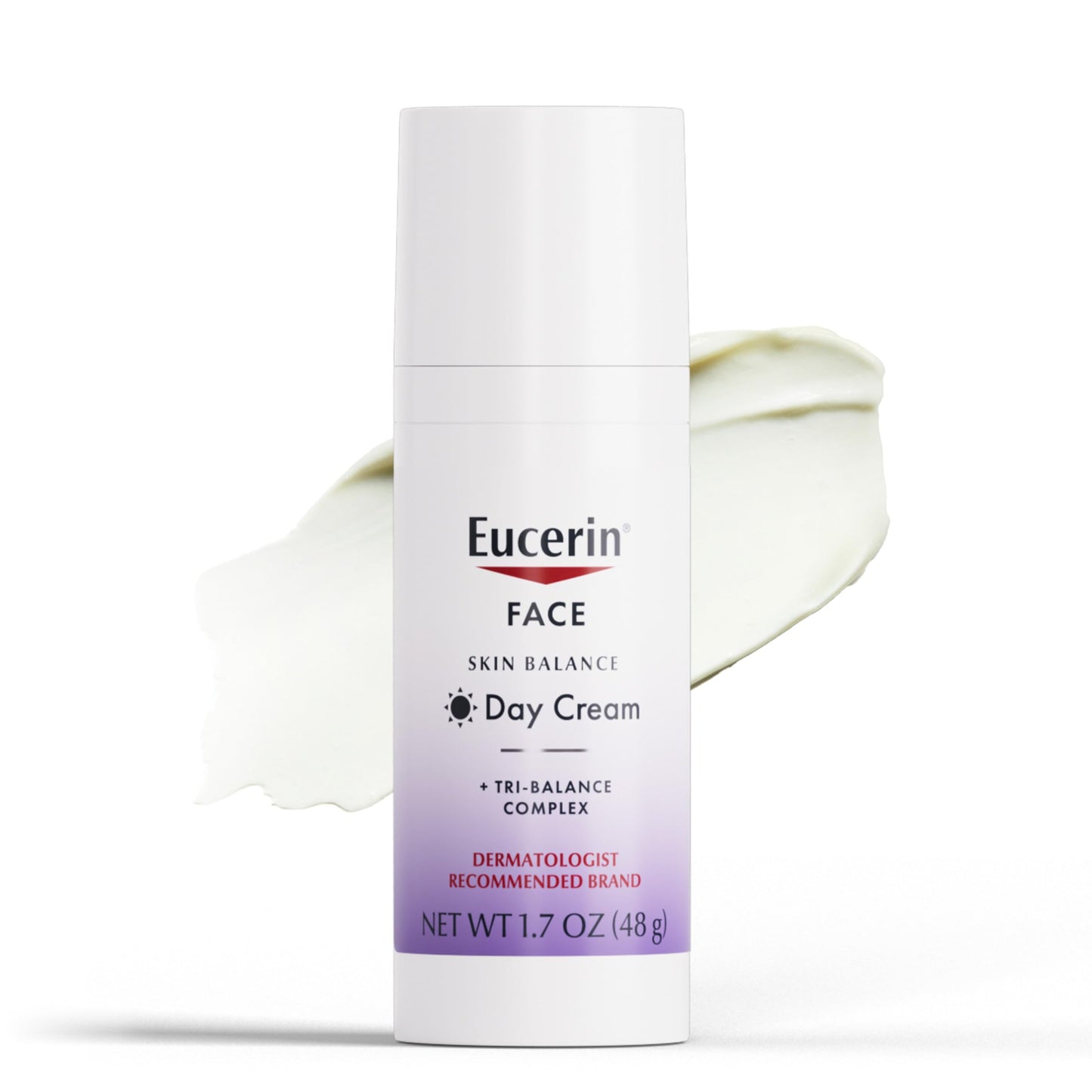 Eucerin Skin Balance Day Cream, Sensitive Skin Face Moisturizer Enriched with Tri-Balance Complex, 1.7 Oz Bottle Beauty & Personal Care Eucerin