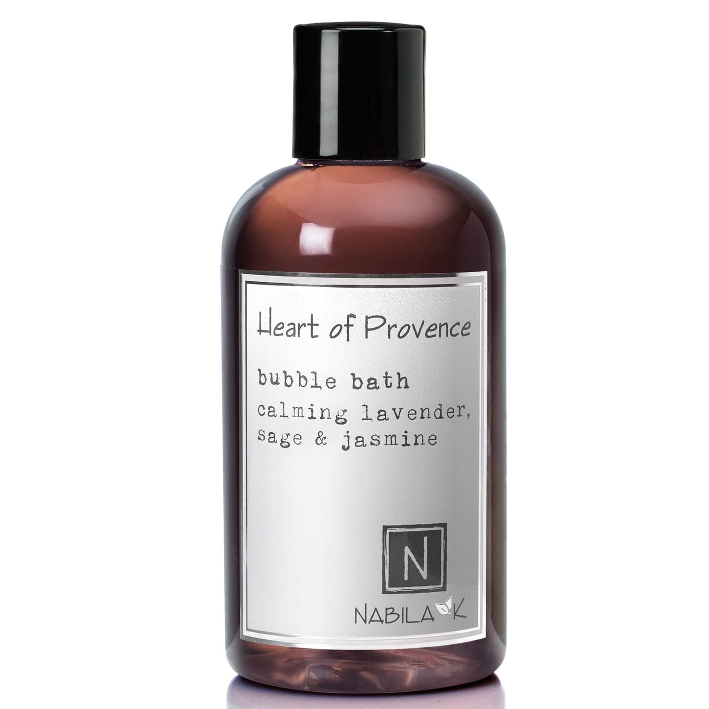 Nabila K Heart of Provence Bubble Bath with Lavender, Sage & Jasmine - Natural & Organic, Sulfate-Free, Tear-Free - Luxury Aromatherapy Bath Soak Beauty and Personal Care Nabila K