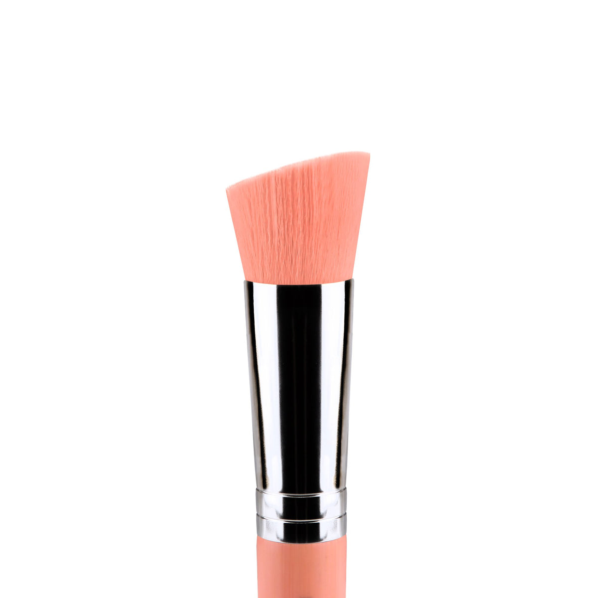 Bdellium Tools Professional Makeup Brush - Pink Bambu Series 956 Slanted Precision Kabuki - With Soft Synthetic Fibers, For Perfect Complexion (Pink