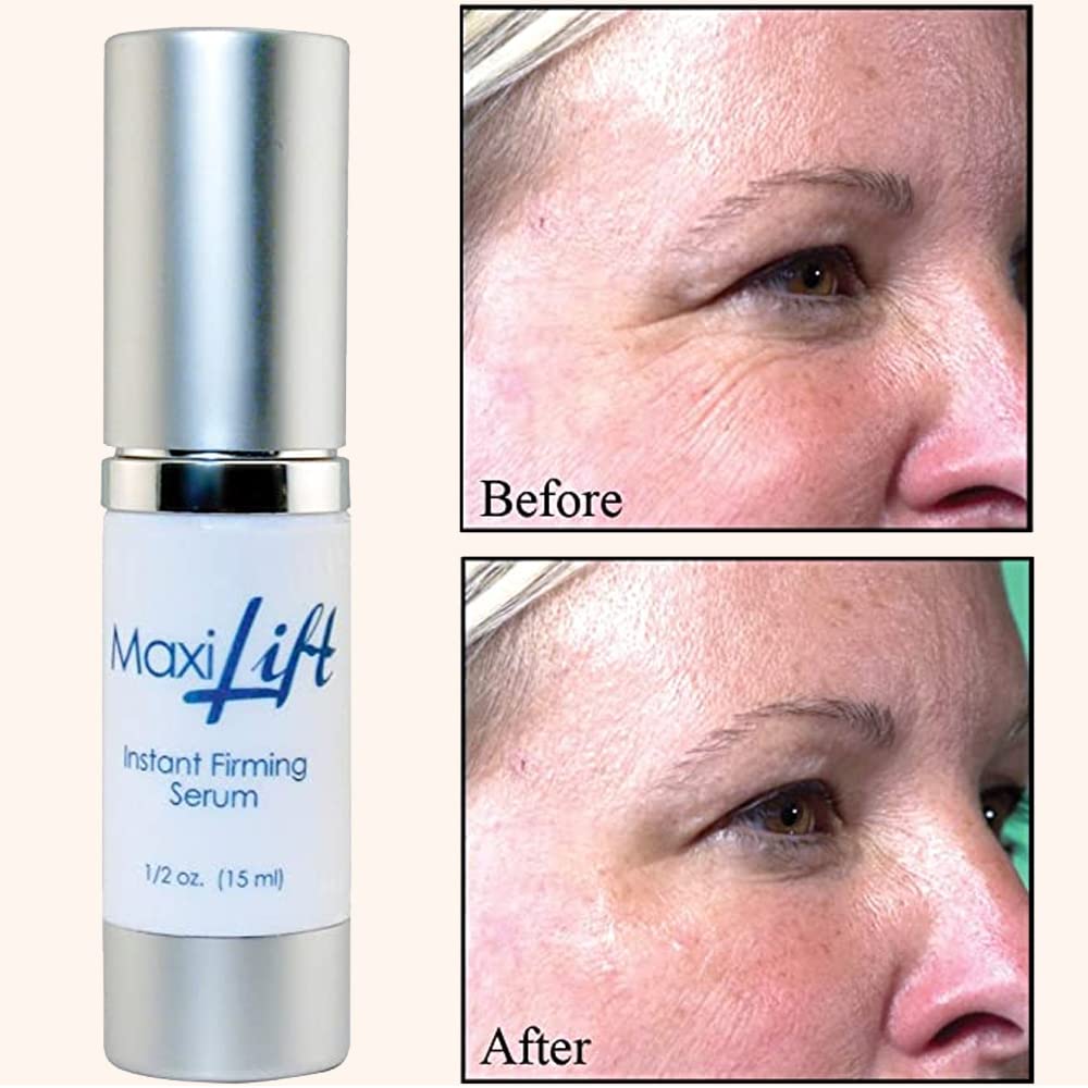 Maxilift Instant Firming Serum by Biologic Solutions (2 Pack) 0.5 ounce bottle. Beauty & Personal Care Biologic Solutions