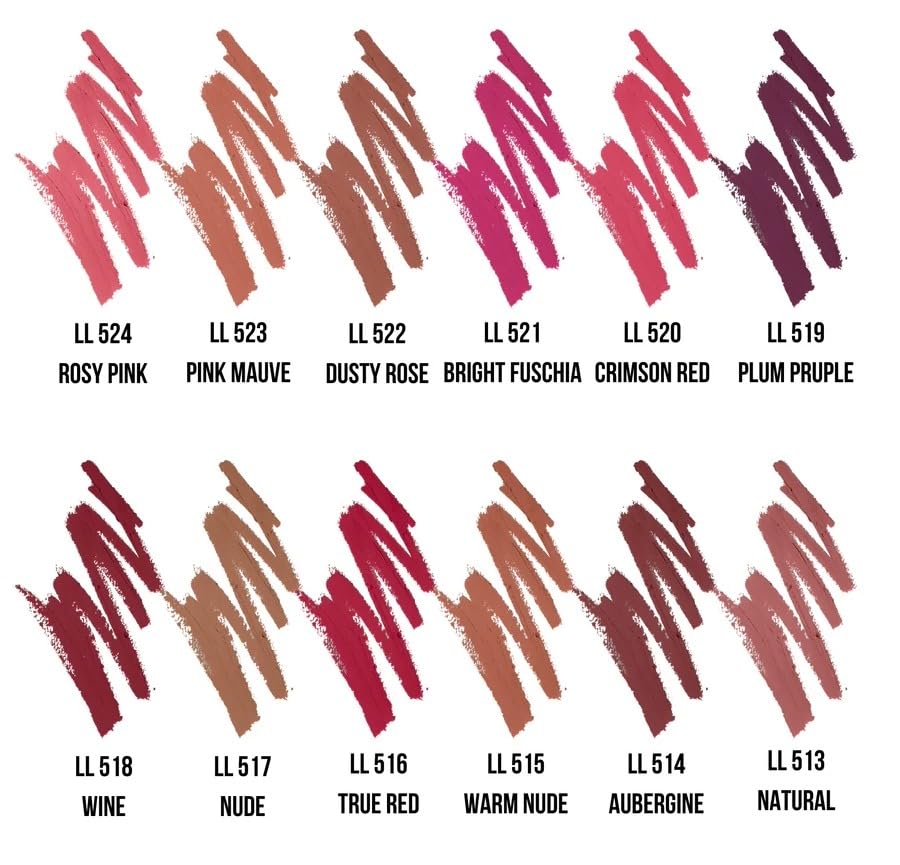 Kokie Cosmetics Retractable Lip Liner, True Red, 0.012 Ounce Beauty & Personal Care Kokie