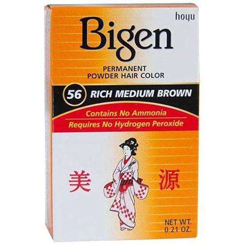 Bigen Hair Color Powder #56 Rich Medium Brown - 1 pc,(Hoyu) Beauty & Personal Care Bigen