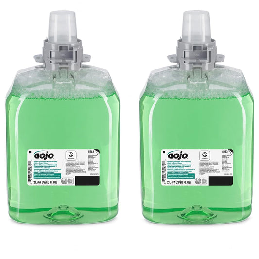 GOJO FMX-20 Foam Hand Hair & Body Wash, Cucumber Melon, 2c x 2000mL 5263-02
