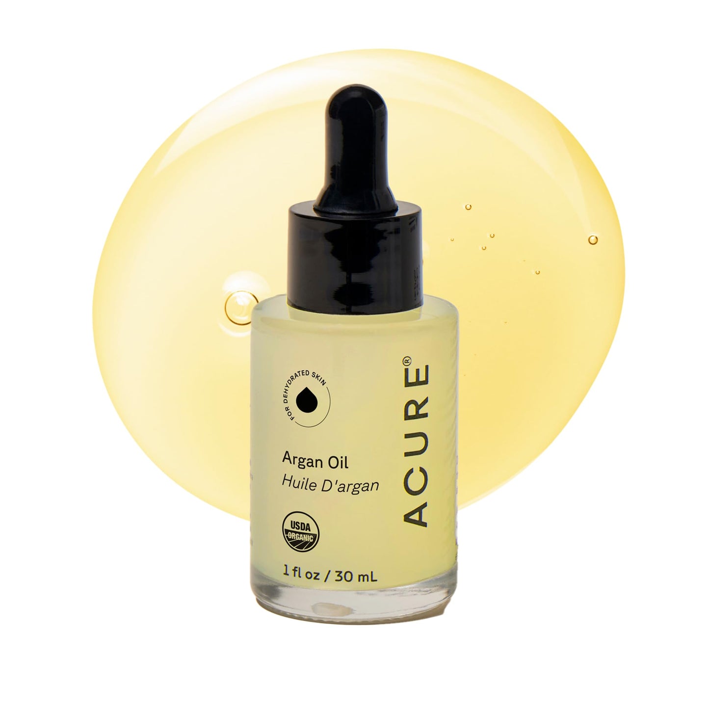 Acure The Essentials Argan Oil - Organic Argan Oil for Hair & Skin, Pure Nourishing Moisture Treatment for Face & Body, Carrier Oil for Essential Beauty & Personal Care Acure