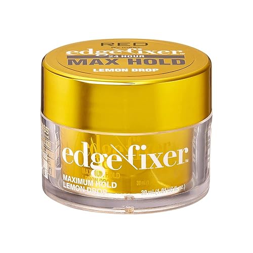 Red by Kiss Edge Fixer 24 Hour Maximum Hold Edge Wax No Flaking Biotin B7 Infused Hair Gel 1.01 fl.oz Beauty & Personal Care Red by Kiss