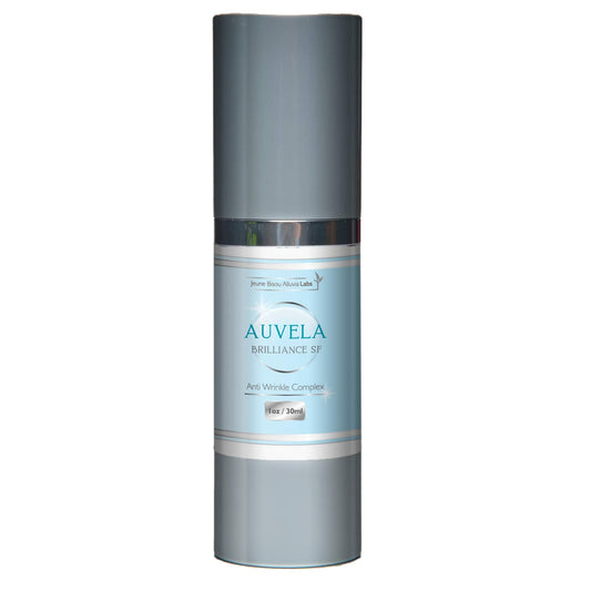 Auvela Brilliance SF Face & Neck Serum - Anti Wrinkle Complex - Fast Acting Serum - Help Plump and Support Skin to Reduce the Appearance of Wrinkles Beauty & Personal Care Jeune Bisou Alluvia Labs