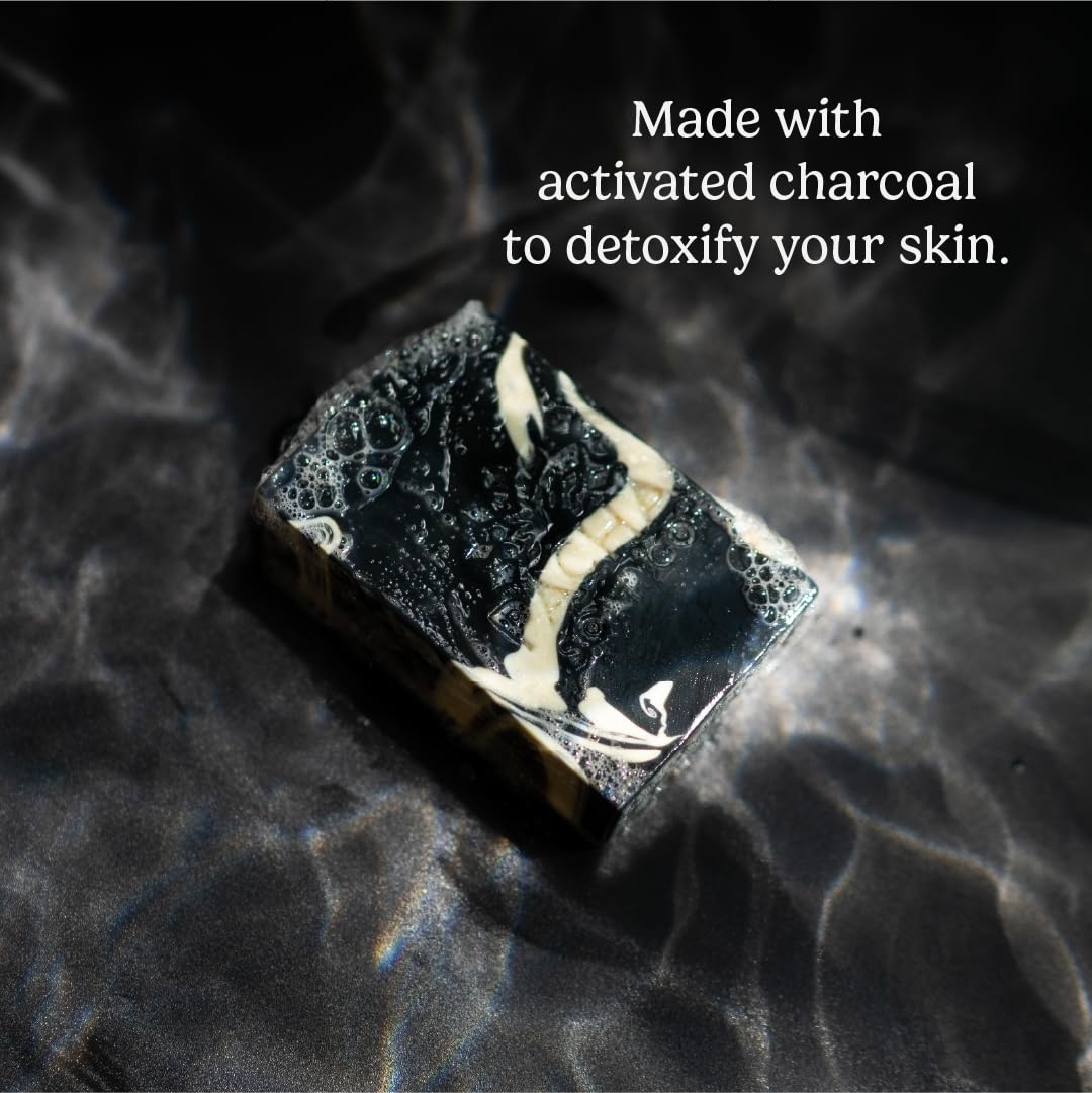 Pacha Soap Co. Bar Soap, Earthy Clean Bundle - Coconut Lemon, Dirty Hippie & Clarifying Charcoal, Handcrafted, Hydrating, Artisan Face Wash, Hand Beauty & Personal Care Pacha Soap Co