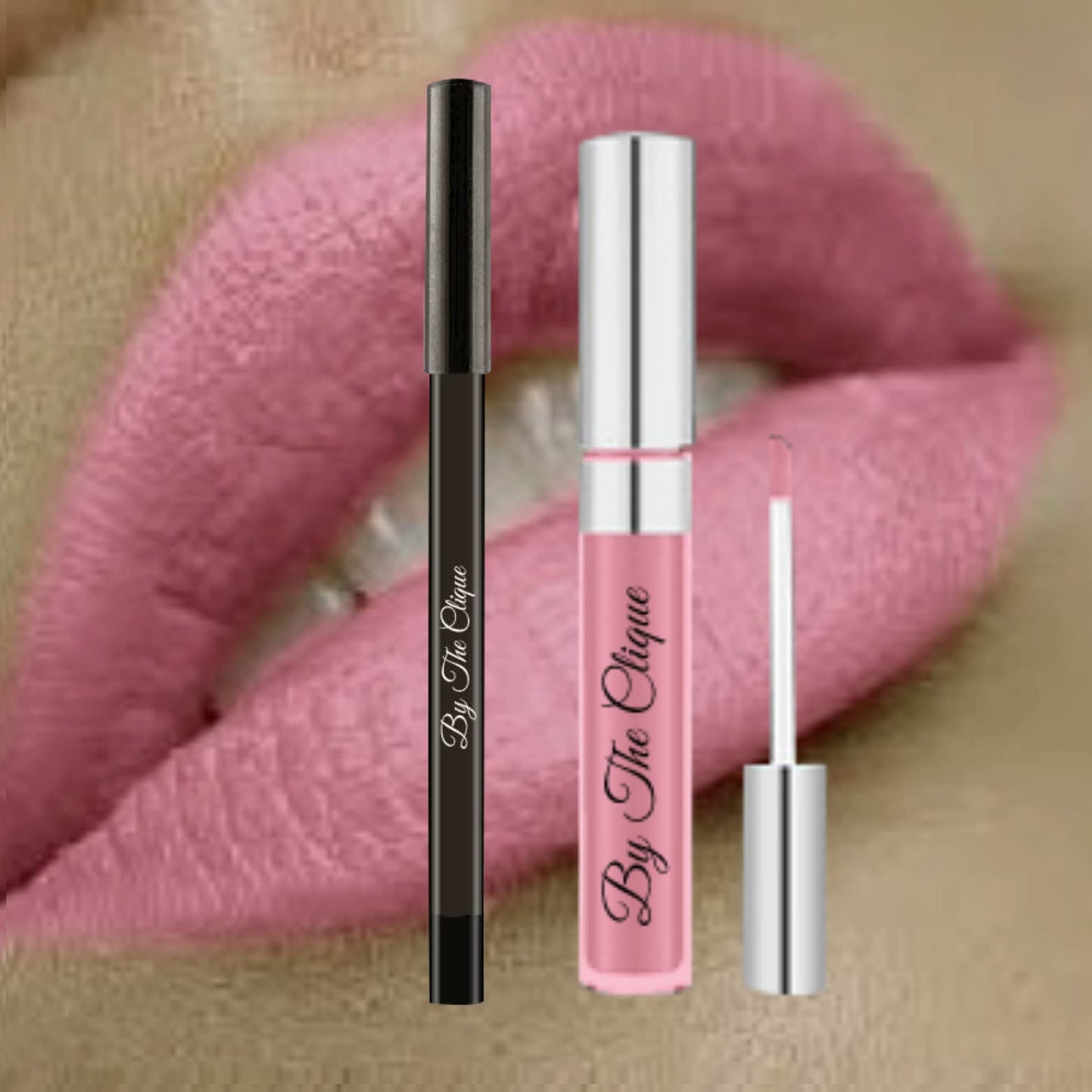 By The Clique Premium Light Pink Matte Lip Kit | Lipstick and Lip Liner Pencil Set | Blushing Bride… Beauty & Personal Care By The Clique
