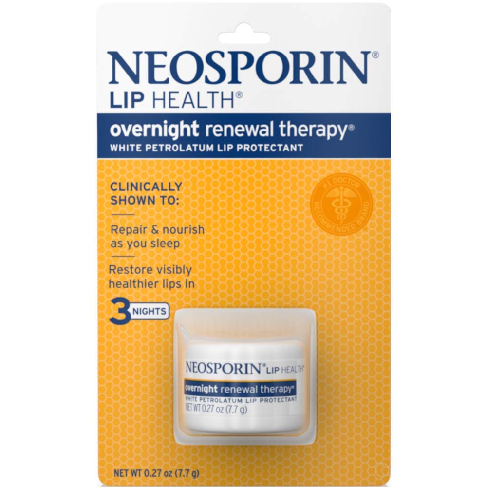 Neosporin Lip Health Overnight Renewal Therapy 0.27 oz (Pack of 7) Beauty and Personal Care Neosporin